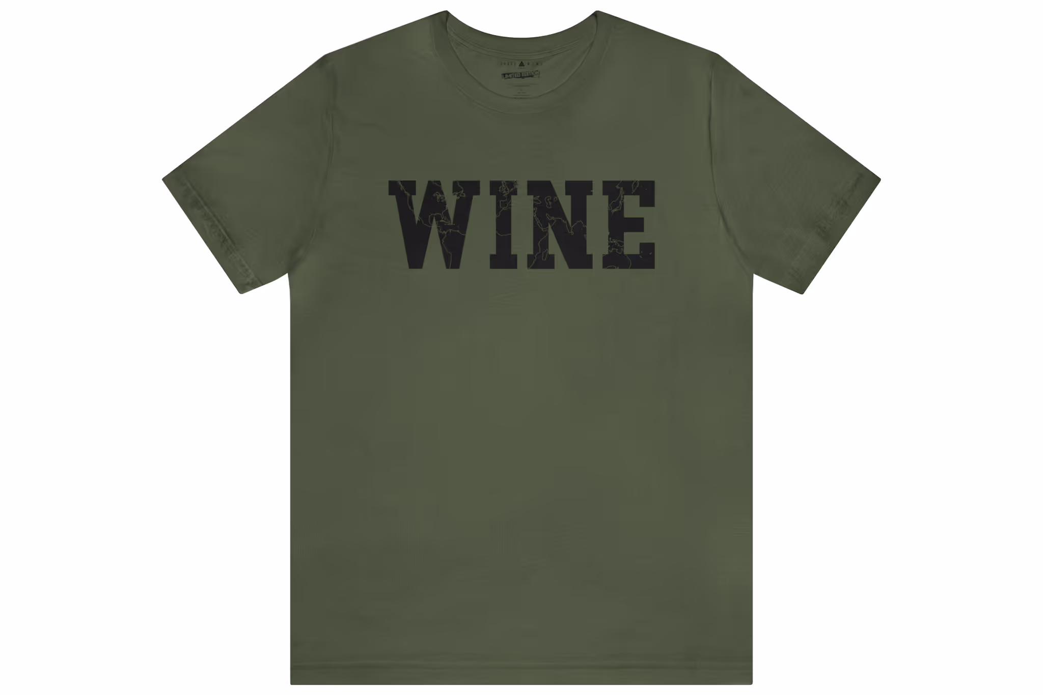 Front Military Green T-shirt - Classic fit