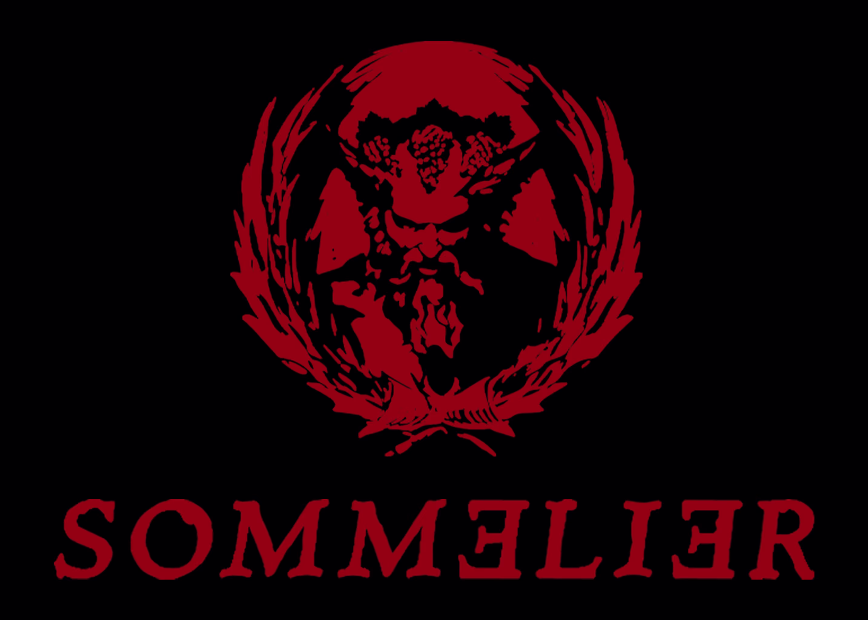 SOMMƎLIƎR™ Logo - Red wine Bacchus