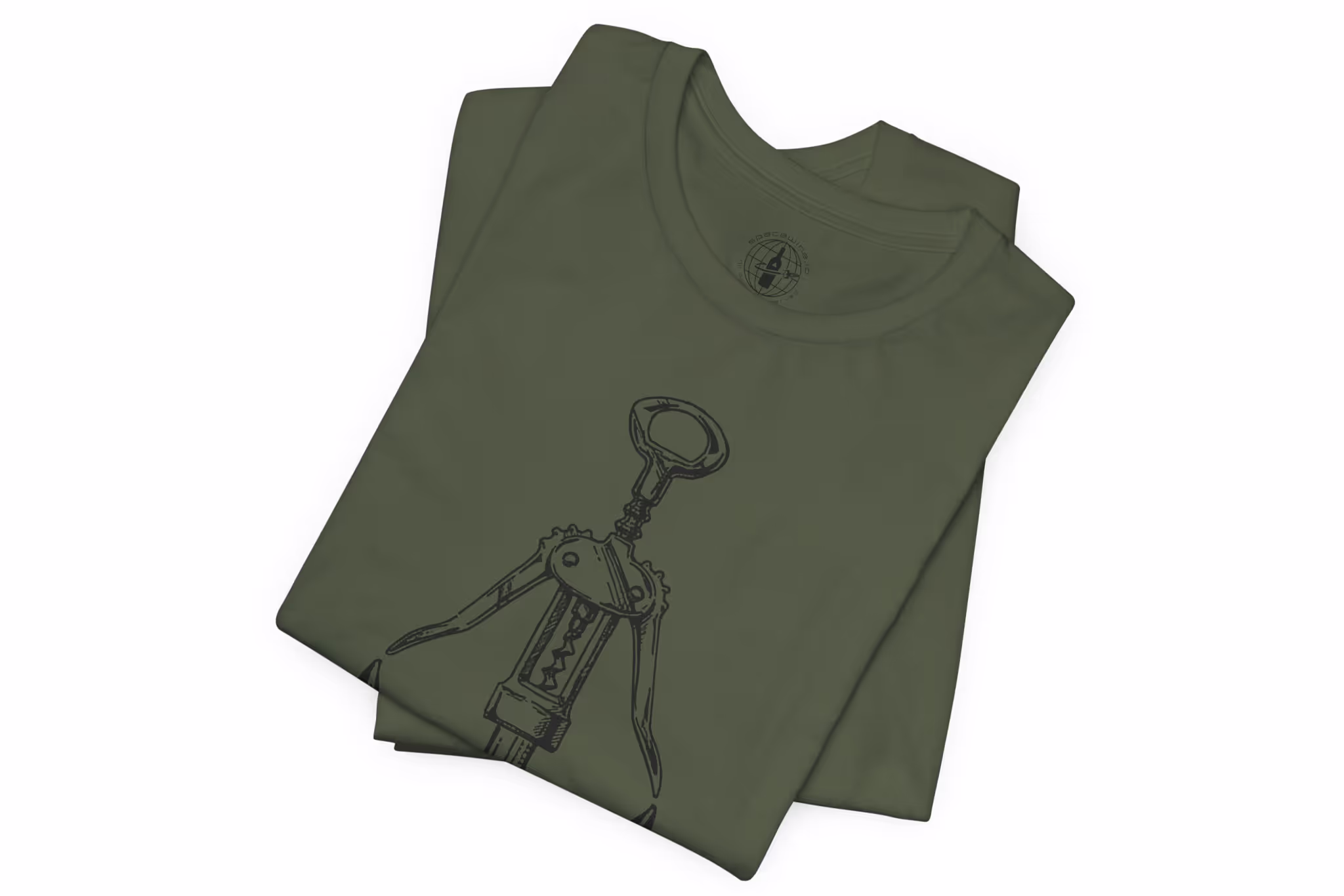 00003-Tee-BC3001-Military-Green-4-Folded-SWA0010ICON-2