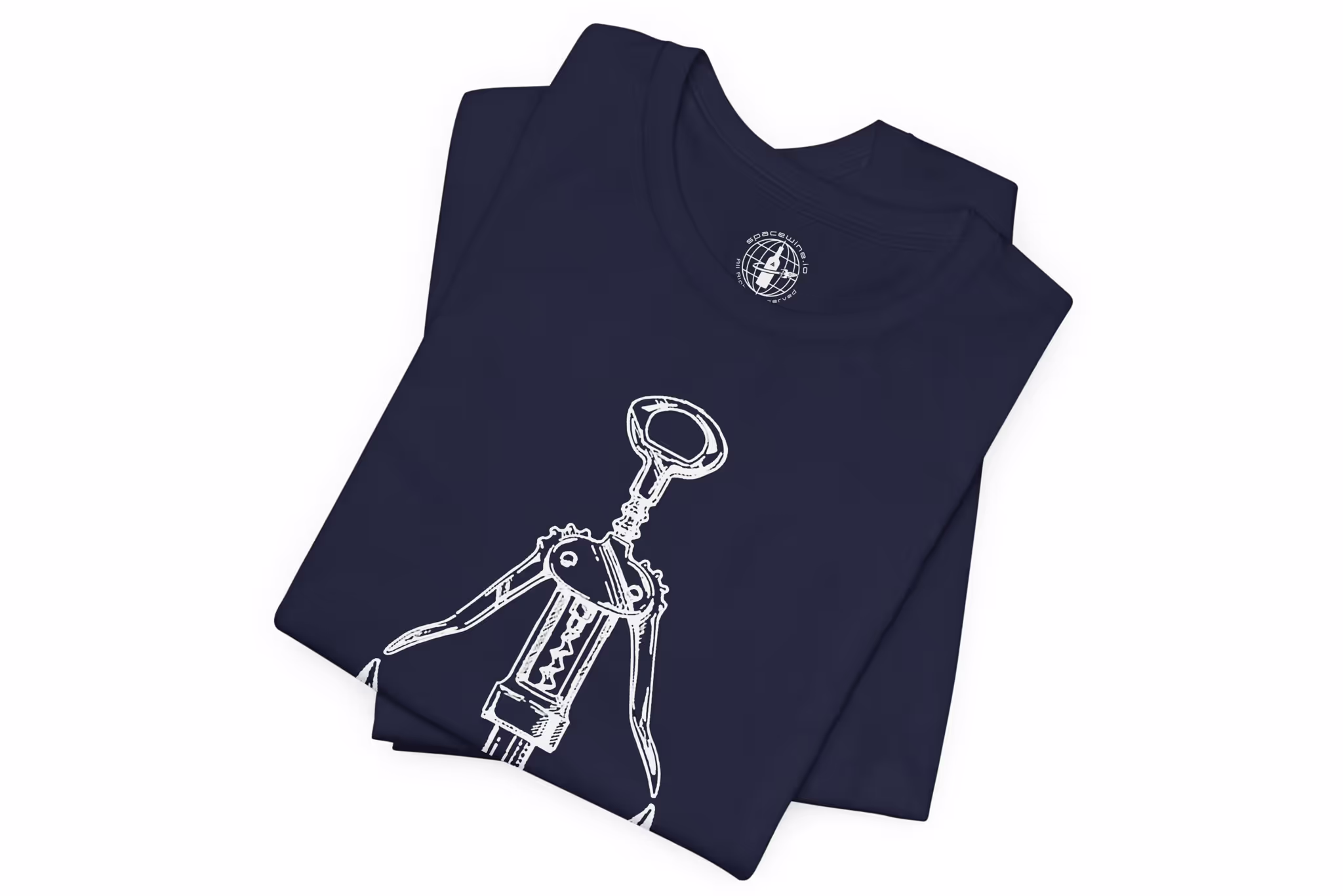 00007-Tee-BC3001-Navy-4-Folded-SWA0010ICOB