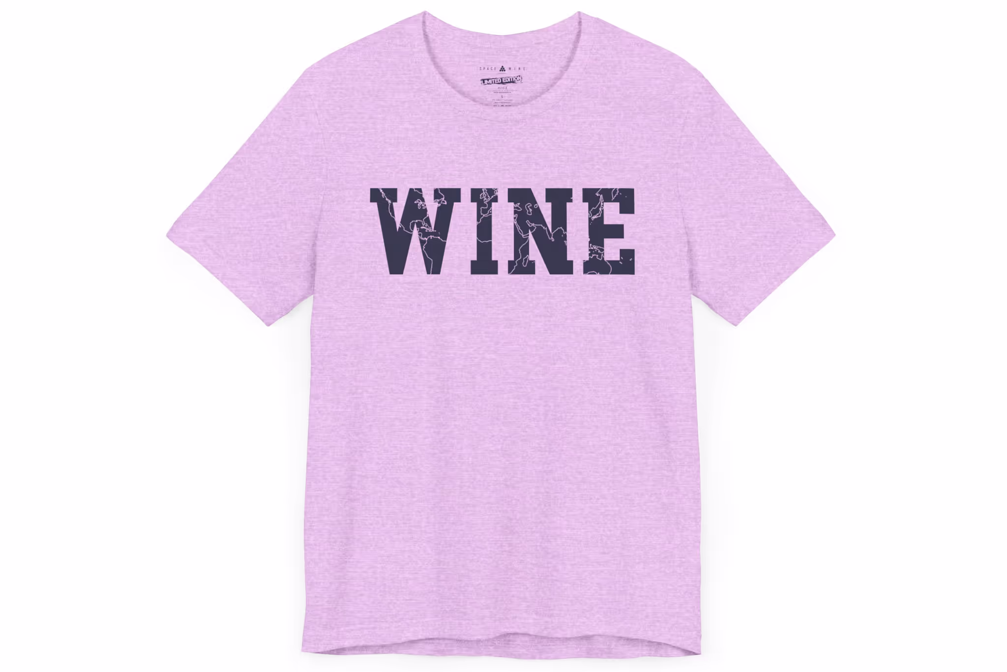 Iconic Wine World Heather Rosé T-shirt