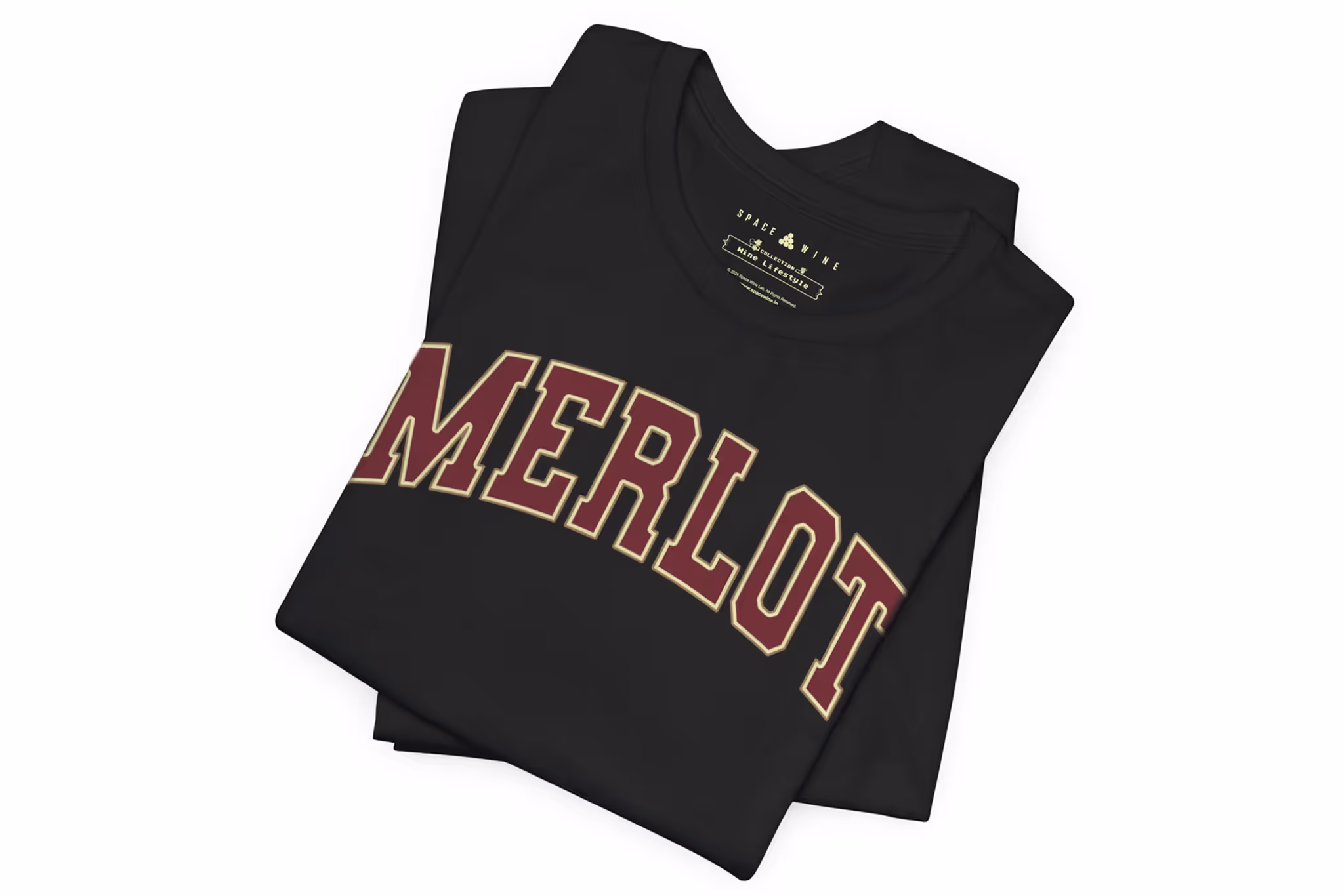 00022-Tee-BC3001-Black-4-Folded-SWL0007WLSM-MERLOT