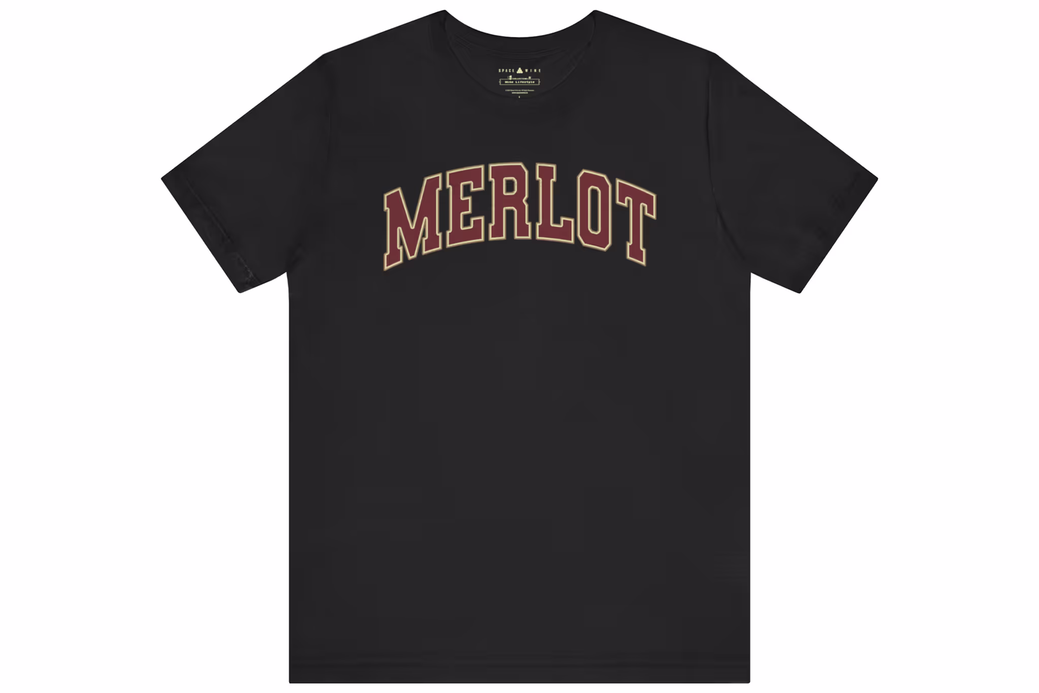 00022-Tee-BC3001-Black-5-Front-SWL0007WLSM-MERLOT
