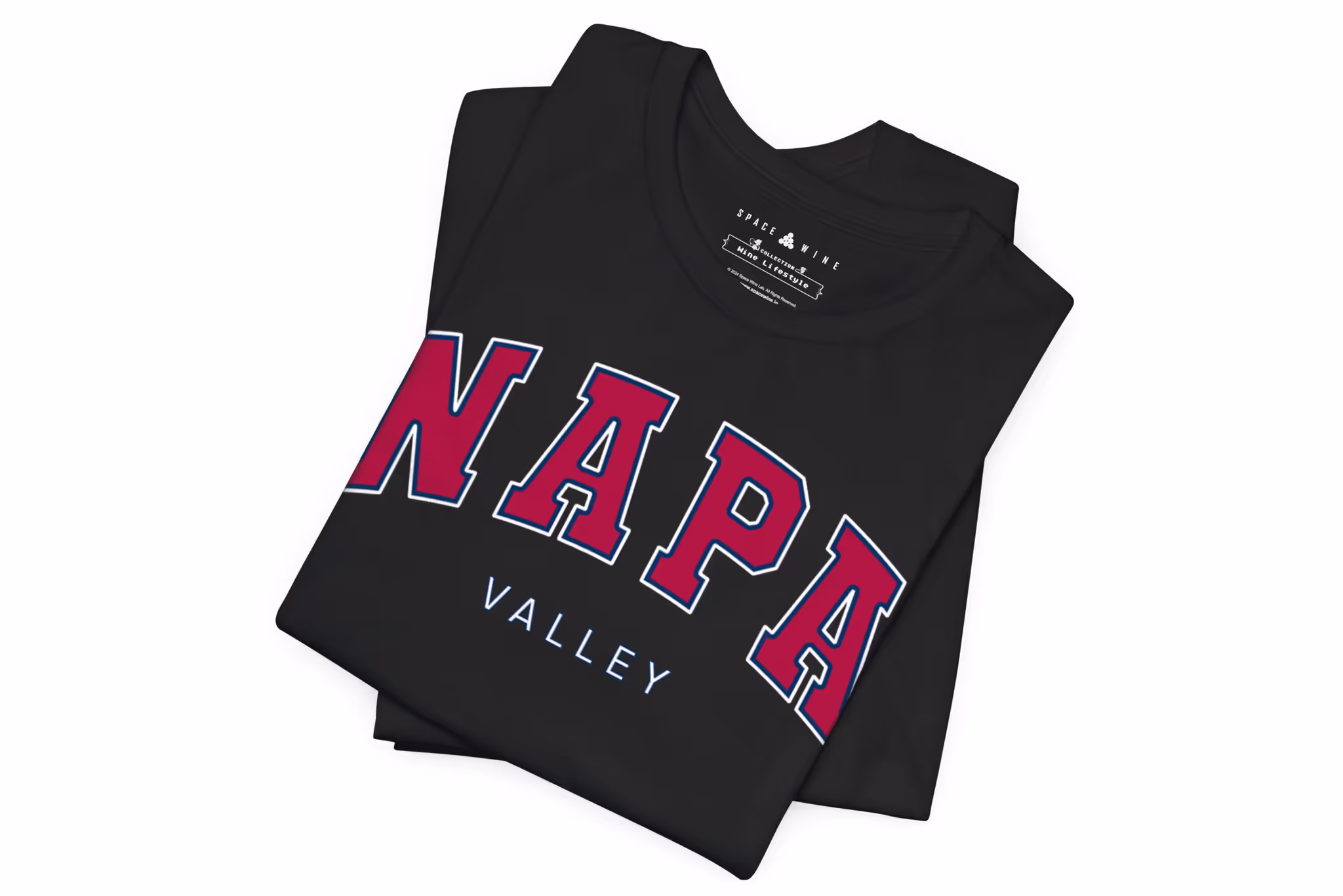 00082-Tee-BC3001-Black-4-Folded-SWL0023WLSR-NAPA-VALLEY